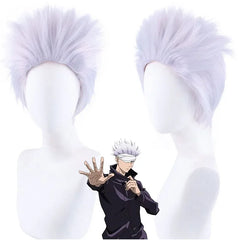 2026   Synthetic Cosplay Wig Short Anime Hair for Men Women Party Costume Heat Resistant Fiber Adjustable