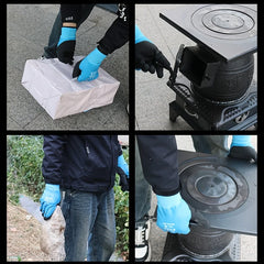 1 pair of men's cold and waterproof winter work gloves, warm and durable mechanical gloves, suitable for cold weather