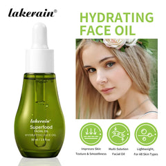 Hydrating Facial Oil Smoothes Lightweight Skin Care Improves Skin Texture Nourishing Serum Non-Greasy Essence For All Skin Types