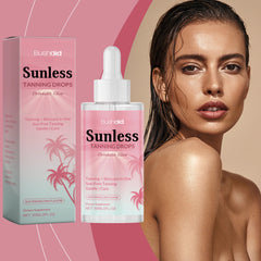 Sunless Tanning Drops To Drink Moisturizing Bronzer Natural Tanner For Sun-Kissed-Glow For Face Body Outdoor Sunscreen Care
