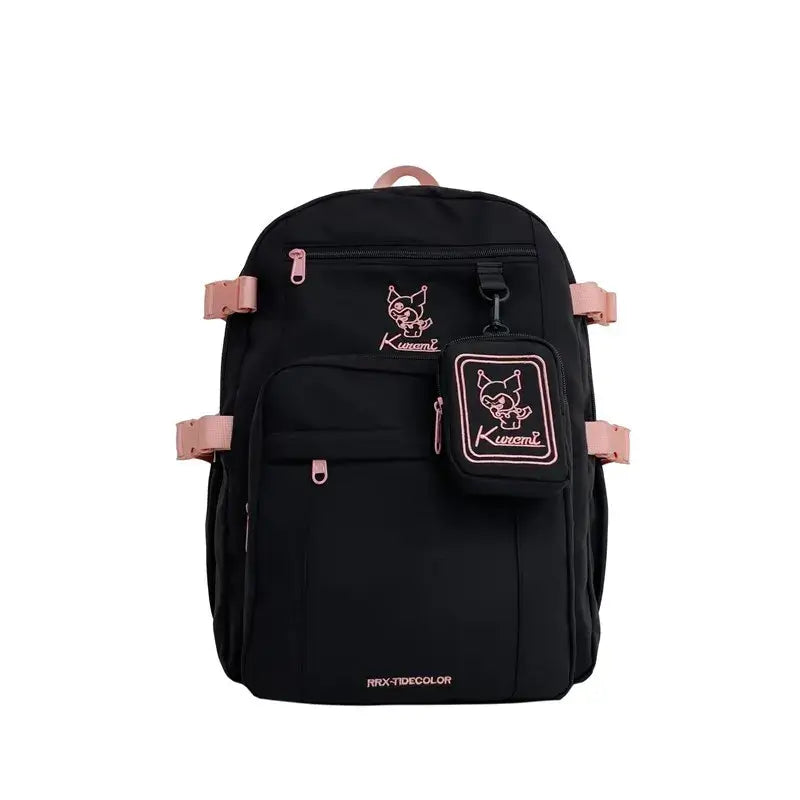 Women's Backpack Fashion High Quality Girls Multi Functional Backpack Solid Color Casual Large Capacity Student Backpack