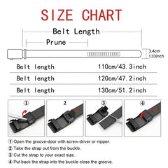 Men's High-Quality Belt 110cm 120cm 130cm Luxury Belt, Black Men's Automatic Buckle Jeans Men's Belt Suit Belt