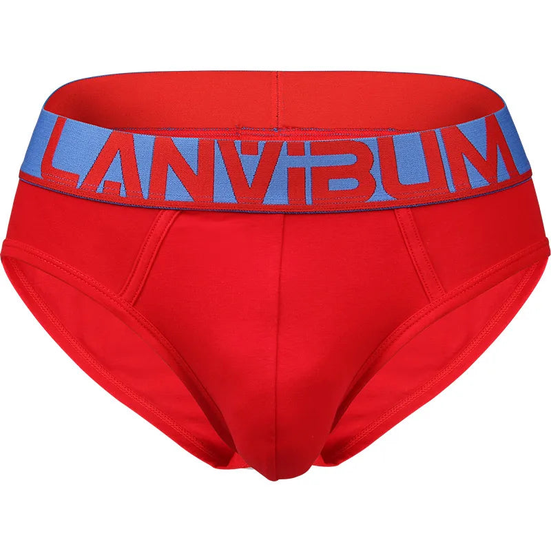 Mens Antibacterial Cotton Underwear Soft Stretch Briefs