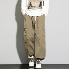 Casual men's Harem pants pants cargo pants American skinny men's pants Teenagers loose drawstr plus-size comfortable long pants