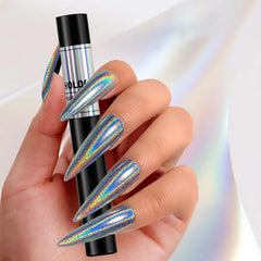 Nail Art Glitter Air Cushion Magic Pen Mirror Effect Chrome Pigment UV Gel Polish Holographic Nail Powder Pigment Decoration
