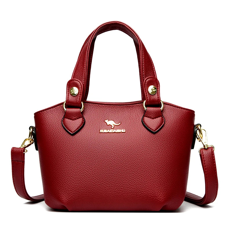 Tote Leather Luxury Handbags Women Bags Designer Handbags High Quality Crossbody Bags For Women 2025 Sac a Main Ladies Hand Bag