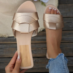 Women's Slippers New Summer Fashion Slippers Designer Flat Slippers for Women Outdoor Casual Beach Shoes Sandalias De Mujer