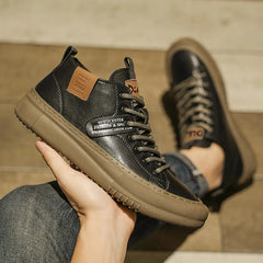 Men's Casual Sports Shoes, Fashionable, Retro, Classic, Handmade, Breathable and Warm, Suitable for All Seasons, Suitable for Daily Wear, Outdoor Sports, Hiking, Trekking, Wear-Resistant, Durable, Not Easy to Get Dirty, Hikin