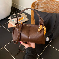 Fashion Clutch Bag for Women's Handbag 2025 New Textured Pu Leather Shoulder Bag Top Brand Designer Crossbody Commuting Tote Bag