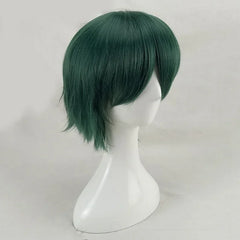 Synthetic Hair  Layered Short Straight Mint Green Cosplay Wig