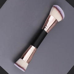 1PC Double Ended Makeup Brush for Cosmetic Loose Powder Brush Concealer Blush Brush Soft Bristles Professional Makeup Brushes