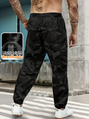[Trendy Camo Cargo Pants] Men's Camo Cargo Pants Men's Trendy Casual Regular Fit Trousers With Pocket For Outdoor Activities