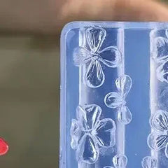 Nail Mold Silicone Nail Art Decorations DIY Flower Tulip Design Nail Art Template Stereoscopic Manicure Tools