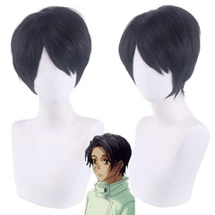 2026   Synthetic Cosplay Wig Short Anime Hair for Men Women Party Costume Heat Resistant Fiber Adjustable