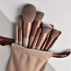 Set of 13 Soft Makeup Brushes for All Beauty Needs from Beginners to Professionals Perfect Gift for Birthday Christmas New Year
