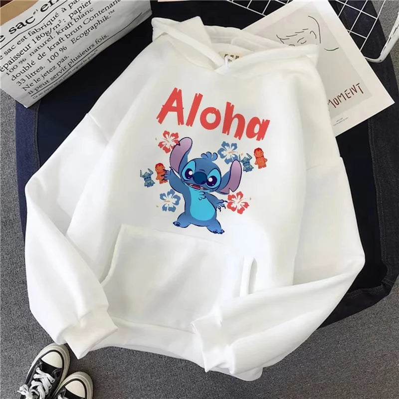 Mens Hoodie Women's Hoodies Men Clothes Sweatshirts New Products Anniversary Original Lilo & Stitch Sale Fall Winter Hoodie Top