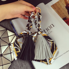 Spring And Summer Leather Scarf Tassel Pendant