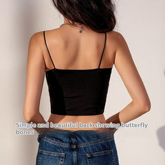 Women's Summer Inner Wear Bra Strap Bra Pad Back Shaping Base Tube Top