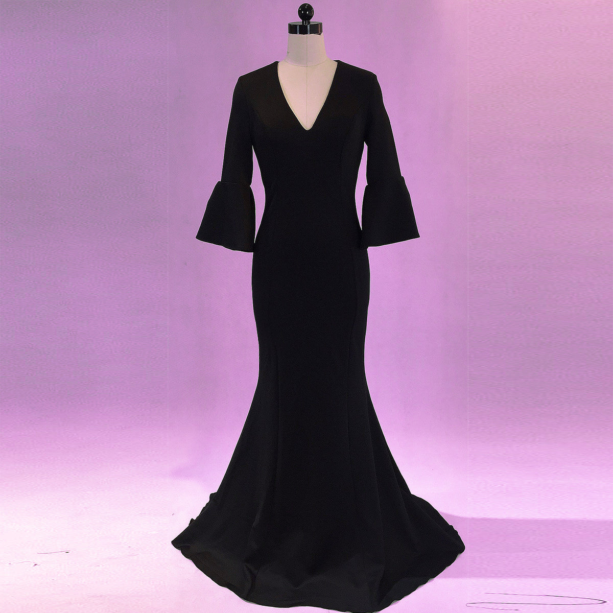 Elegant White Fishtail Slim Sexy Evening Wear