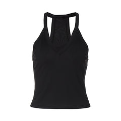 New V-neck Sexy Slim Fit Exercise Small Vest Top T-shirt