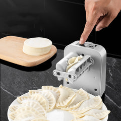 Electric dumpling maker machine – dough filling automatic operation