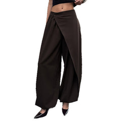 Fashion Casual Irregular Wide-leg Pants For Women