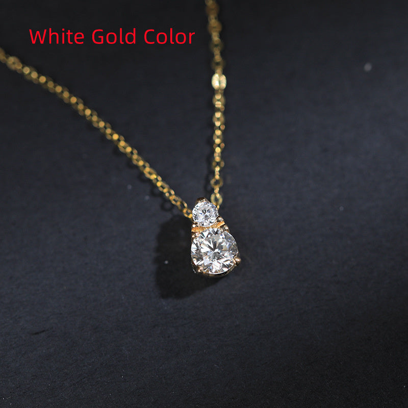 Women's Water Drop Shape Zircon Fashion Necklace