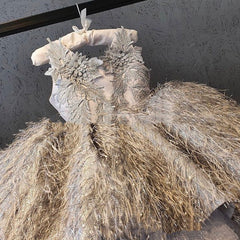 Girls Birthday Lace Cute Knee Length Princess Dress