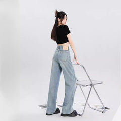 Summer Super Soft Wide Leg Jeans For Women