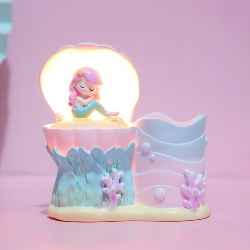 Cute resin pen holder desk decoration – Japanese style blind box ornament