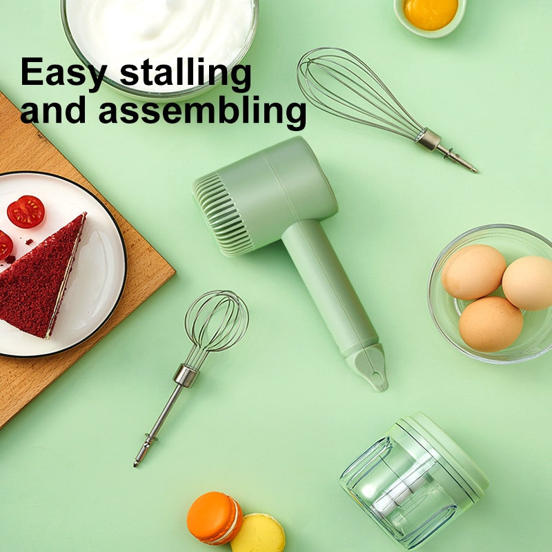 Rechargeable electric egg beater handheld – whisk egg beater attachments