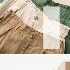 Fashion Personality Cotton Linen Thin Shorts Women