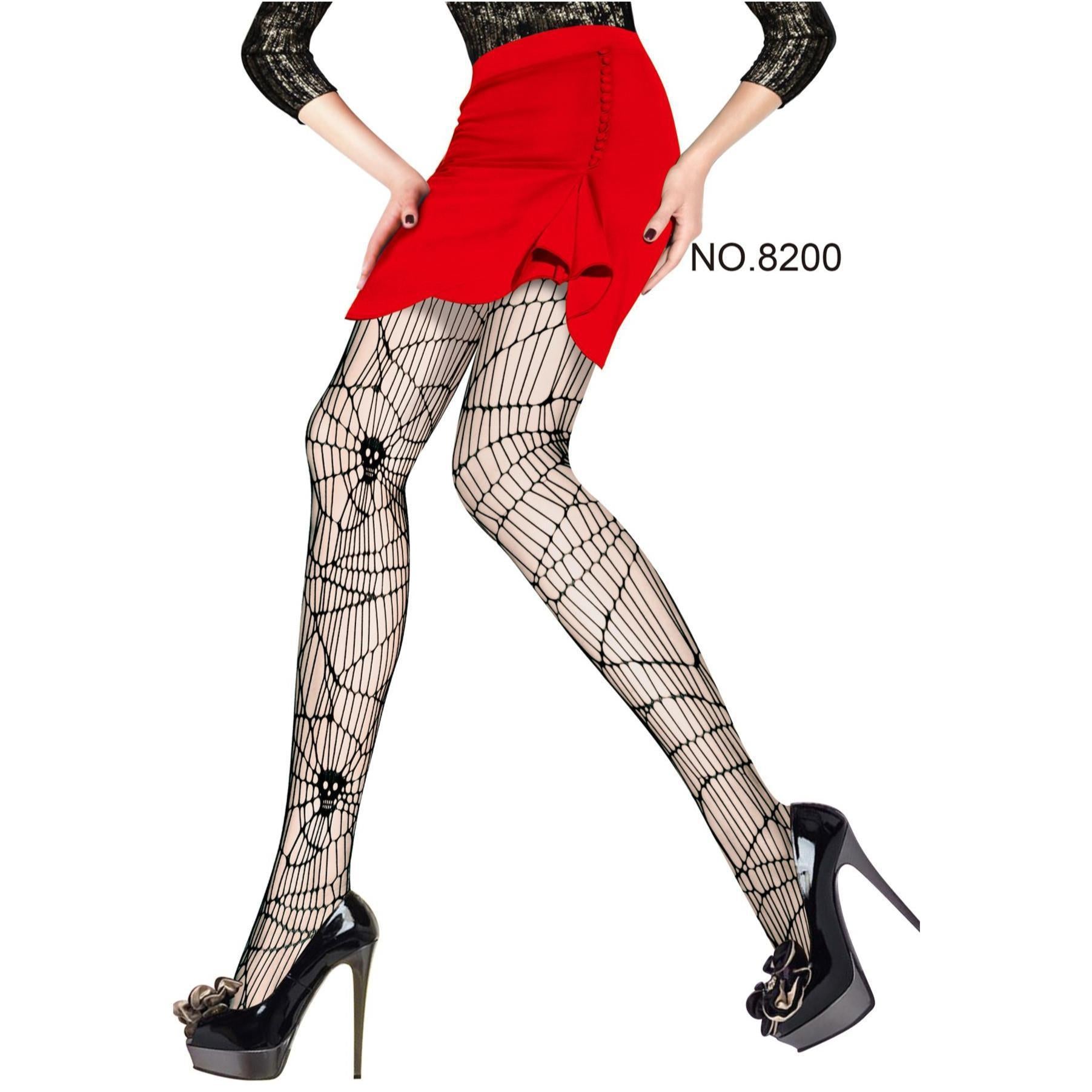 Women's Halloween Spider Fishnet Stockings Pantyhose