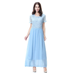 Fashion Solid Color Ladies Long Skirt Dress