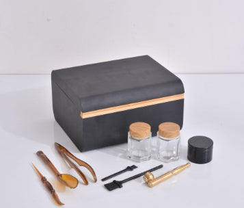 Bamboo storage box with removable tray – Pick N Drop home gift USA Europe