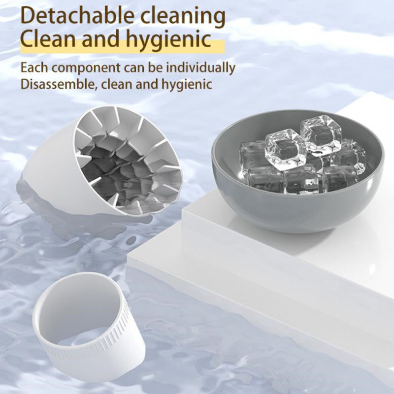 Silicone ice cube mold 55 piece – one press instant ice release detail