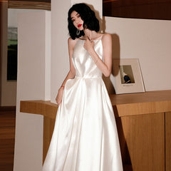 New Ladies Banquet Dress Skirt Birthday Simple And Generous Little Dress