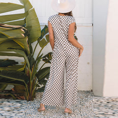 European And American Fashion & Trend Loose Wide Leg Jumpsuit