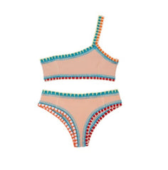 Women's Fashion Simple Tops Shorts Bikini Sets