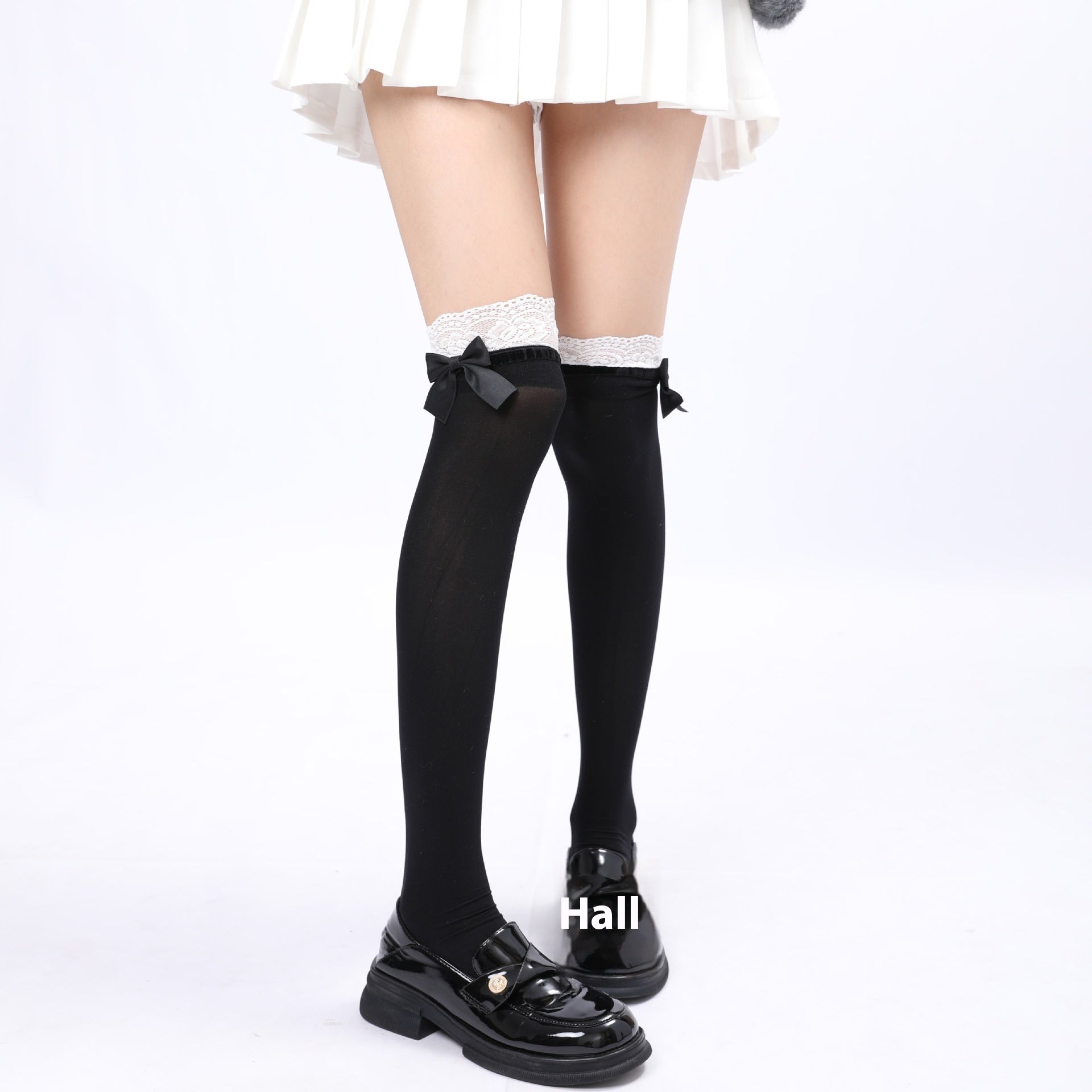 Japanese Jk Bowknot Sweet Lace Lolita Socks Mid-calf
