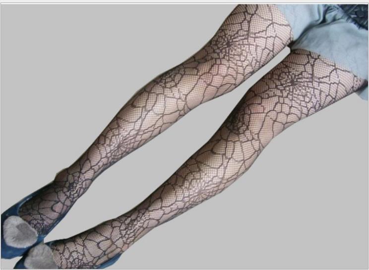 Women's Halloween Spider Fishnet Stockings Pantyhose
