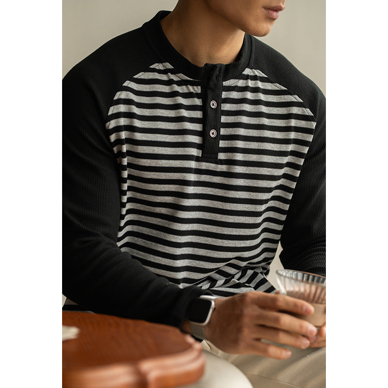 Men's Spring Leisure Loose Bottoming Shirt Men