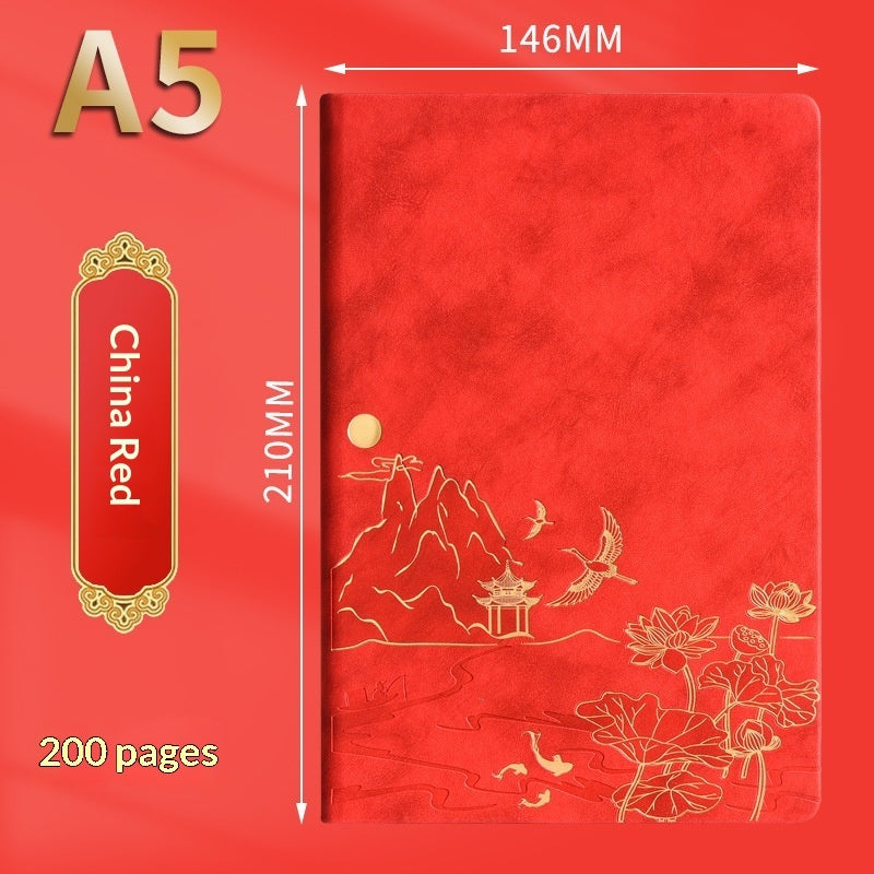 Vintage A5 notebook gift box set – Pick N Drop business gift USA Europe