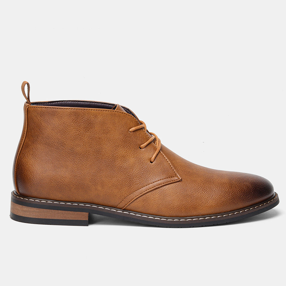 Desert Martin boots for men – breathable mid-calf casual street style