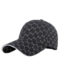 Korean Style Printed Baseball Cap Boy And Girl Sunshade