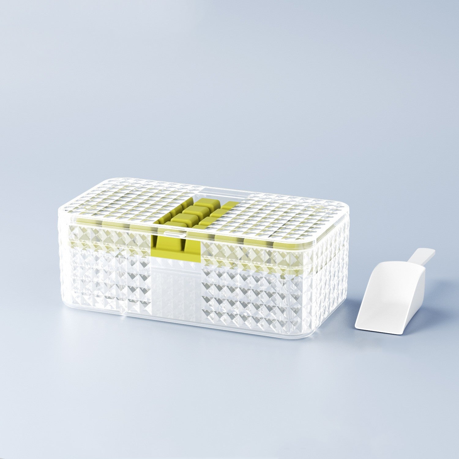 Silicone ice cube tray with lid – Pick N Drop kitchen gift USA Europe