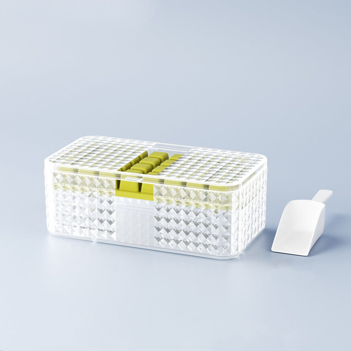 Silicone ice cube tray with lid – Pick N Drop kitchen gift USA Europe