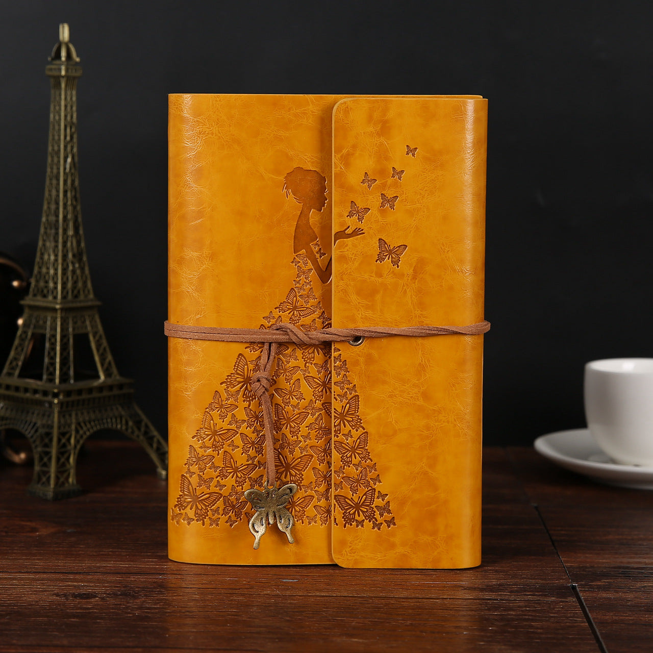 Retro kraft paper notepad – compact A6 size portable everyday carry