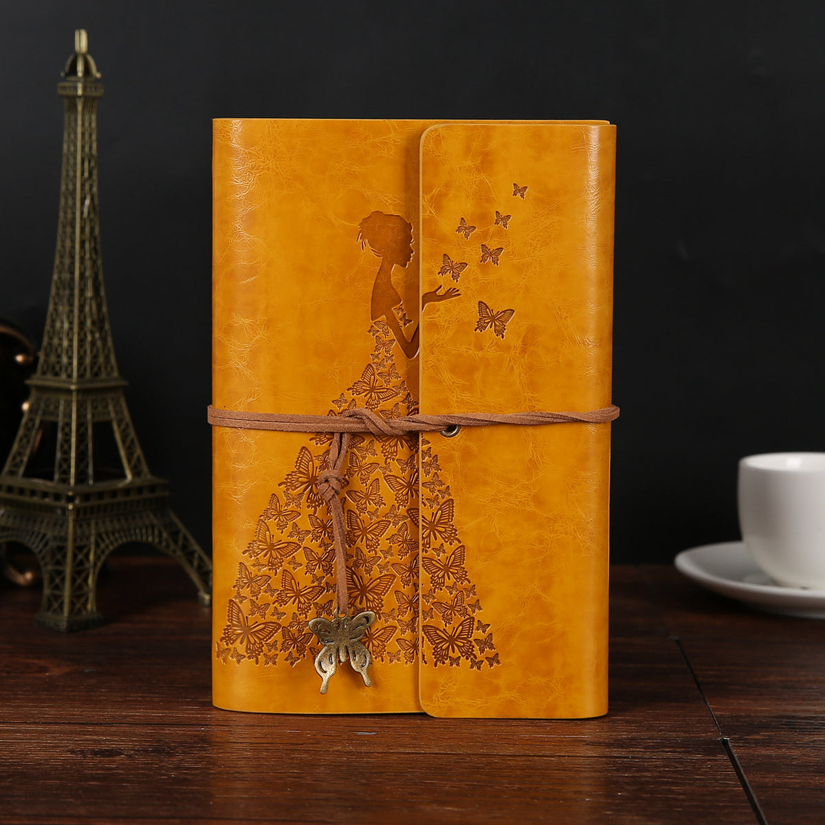 Retro kraft paper notepad – compact A6 size portable everyday carry