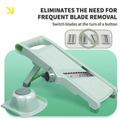 Mandoline vegetable slicer julienne grater – 4.5mm 9mm julienne settings